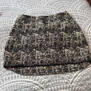 Banana Republic Black and White Mini Skirt